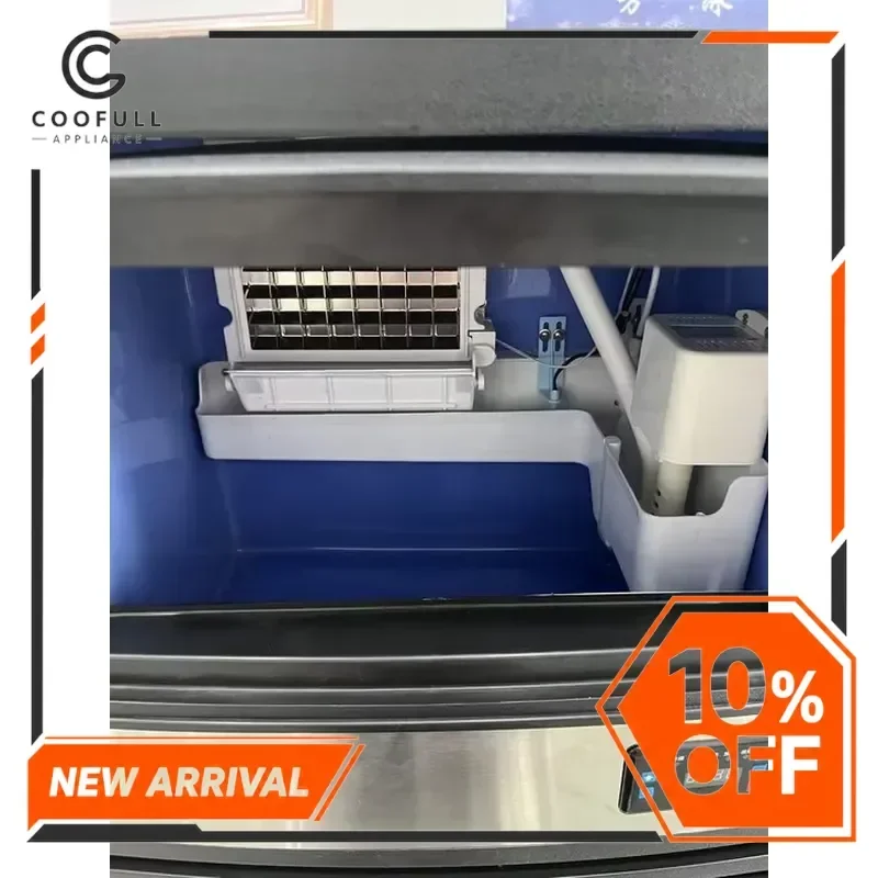 # for Commercial Ice Maker Machine 55kg Daily 20kg Storage 220V Cube Ice Maker for Bar Restaurant Cafe Dessert Shop Business Use