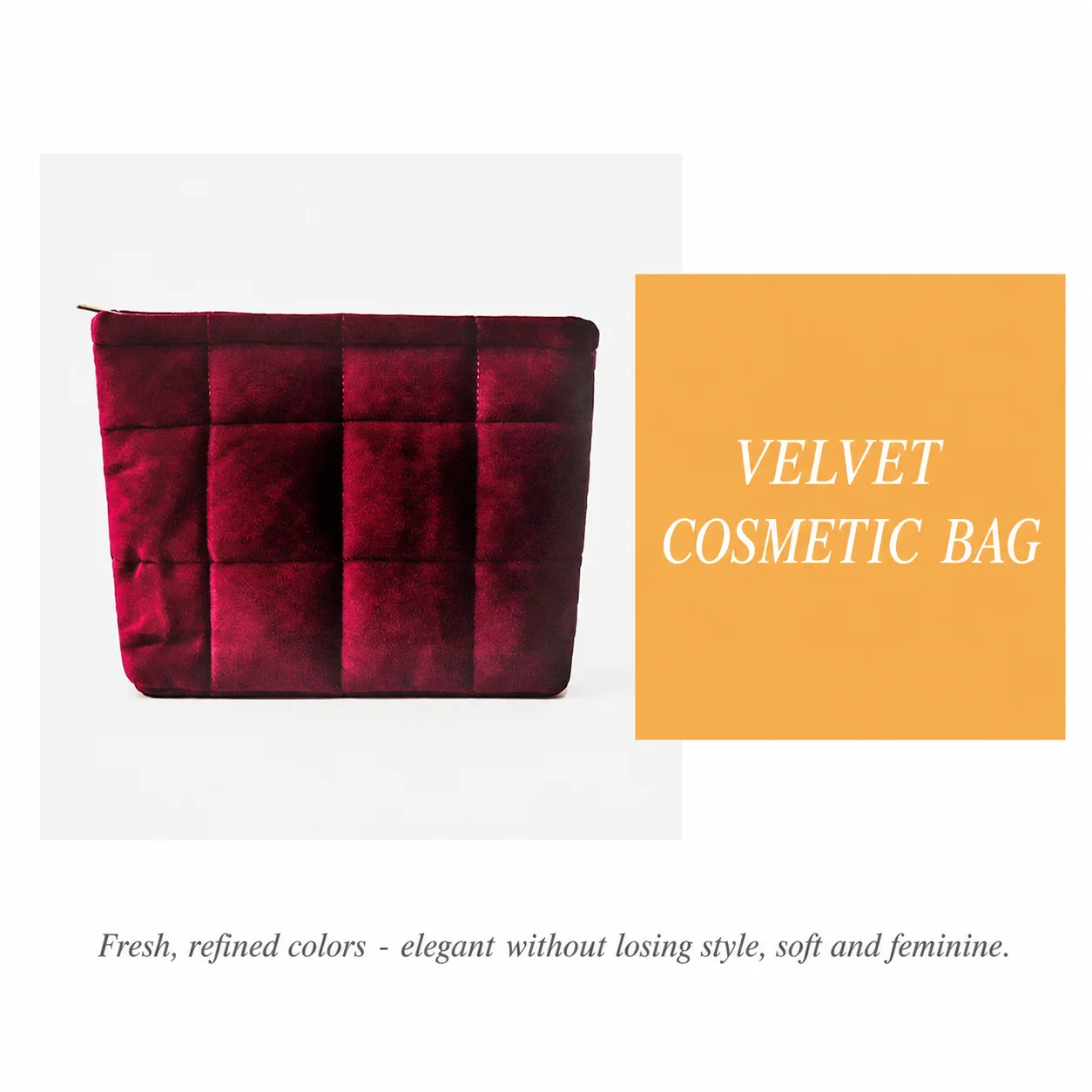 Velvet Toiletry Bag Lightweight Storage Bag Wash Bag Wear-Resistant Makeup Storage Pouch For Jewelry Storage Travel