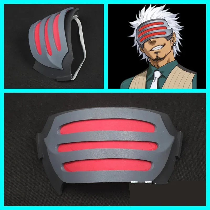 

New Attorney Gyakuten Saiban Souryuu Kaminogi Cosplay Godot Eyeshade Cosplay Prop
