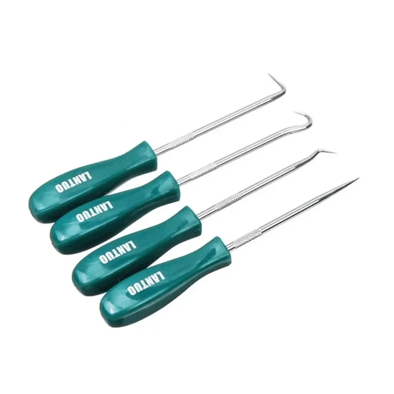 4Pcs 135mm Oil Seal Screwdrivers Set Car Auto Vehicle Pick Hooks For Garages General-Plumbers Mechanics Workshop Tools