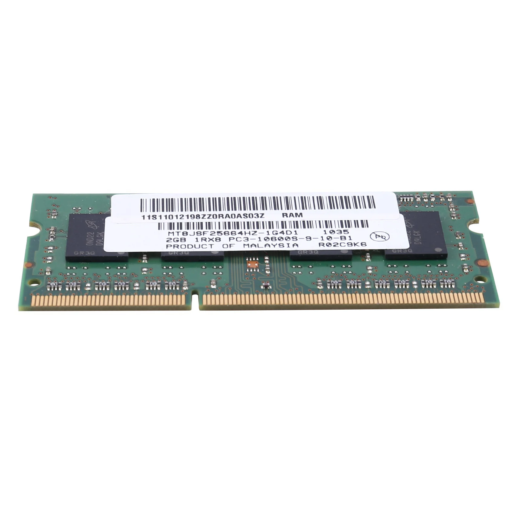 Memória de RAM do portátil do elevado desempenho, DDR3, 2GB, 1RX8, PC3-10600S, 1333Mhz, 4Pin, 1.5V