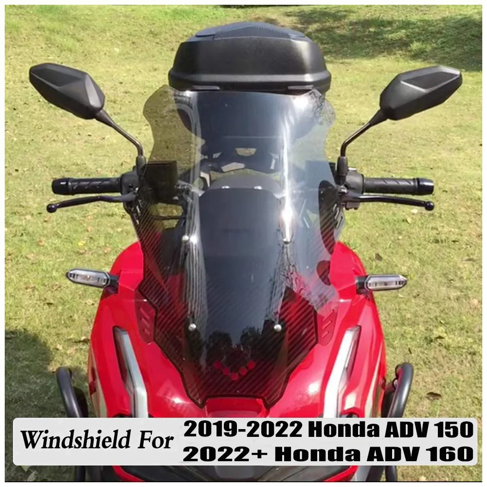 

For 2019 2020 2021 2022 2023 Honda ADV150 ADV160 Double Bubble Windscreen Wind Deflector Shield Visor Motorcycle Accessories