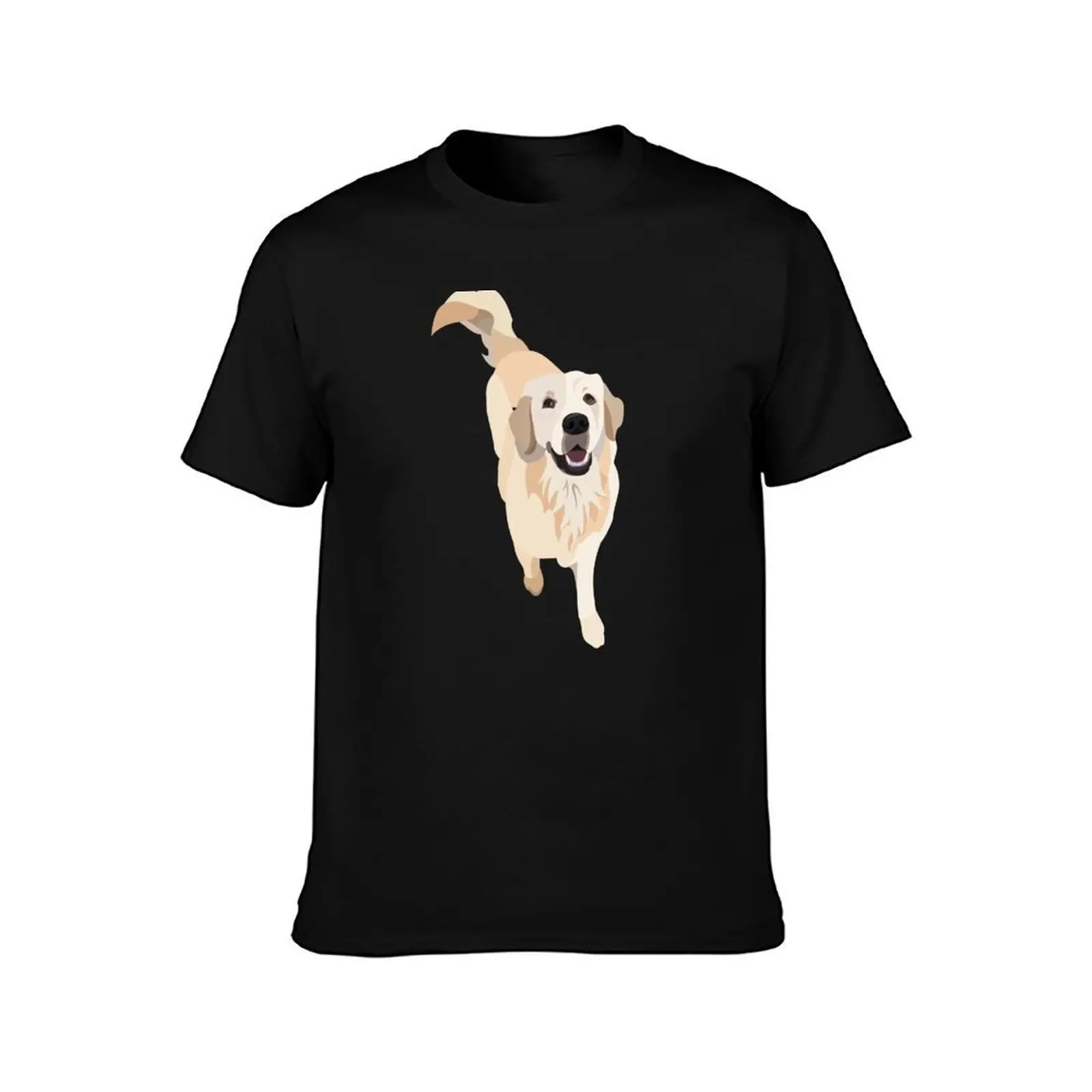 Golden Retriever Doggo T-Shirt, Summer Casual Cotton Tee, Oversized Streetwear Tops, Vintage Graphic Print, Unisex Men Women