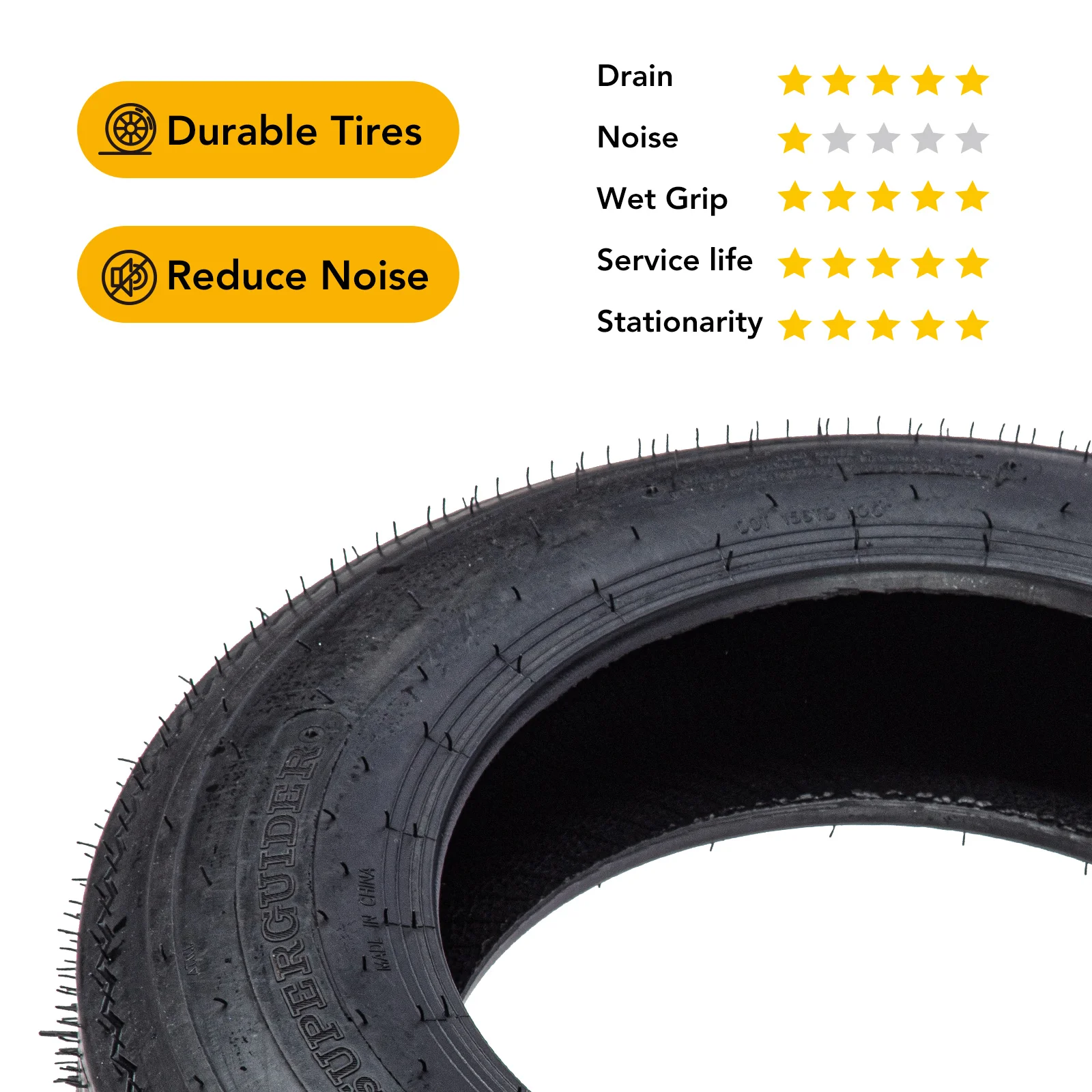 Heavy-Duty Trailer Tire Set – 5.30-12 & 4.8-12, Load Range C 6PR & 20.5x8.0-10 E 10PR, 12-Inch All-Weather Deep Tires for Utility, Boat & Camper Trailers – Durable Multi-Size Kit