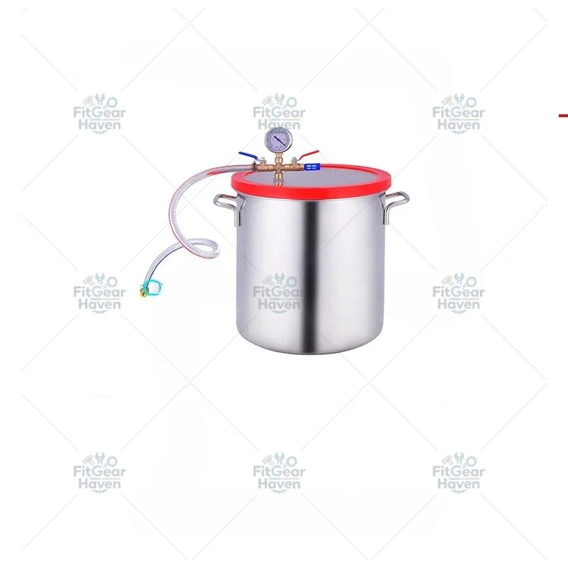 Stainless Steel Vacuum Degassing Chamber Dryer for Silicone, Resin & AB Glue