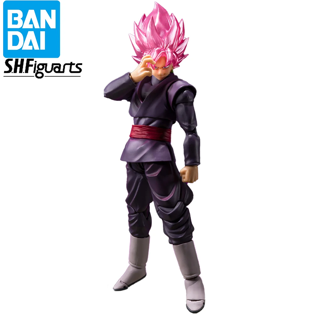 

100% Original Bandai S.h.figuarts Dragon Ball Super Goku Black Ssr/ Super Saiyan Rose (Reissue) Rerelease Edition Action Figures