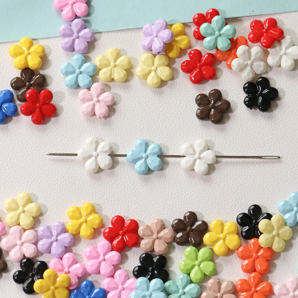 

Cordial Design 14*14MM 300Pcs DIY Beads/Paint Effect/Hand Made/Jewelry Findings & Components/Flower Shape/Acrylic Bead #19125