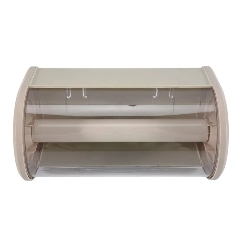 

AB46-Bathroom Paper Towel Organizer Large Roll Wall Mount Holder With Clear Dustproof Cover Modern Tissue Dispenser Storage
