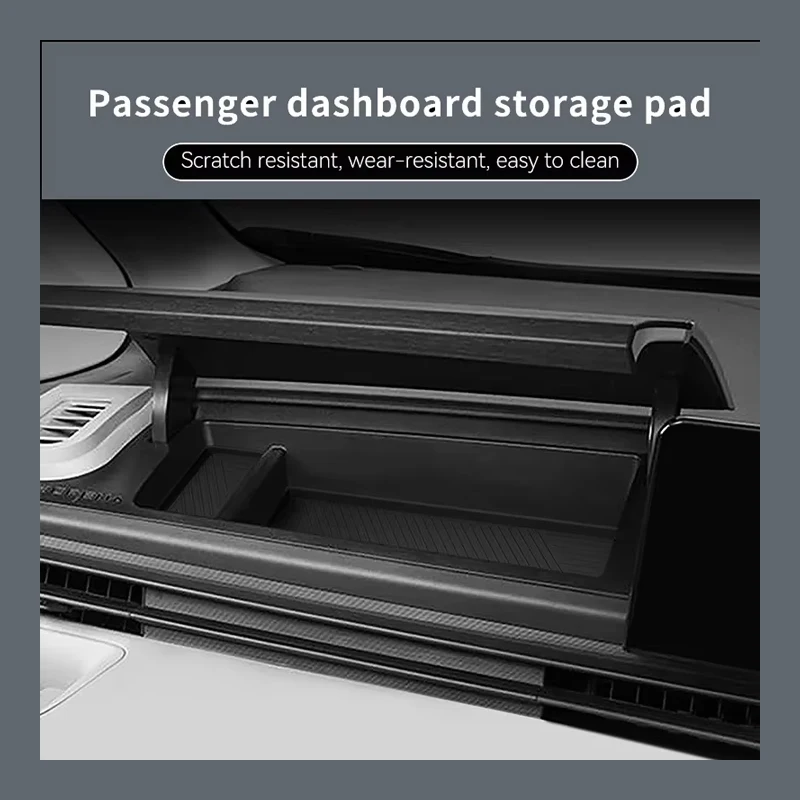 For 23-25 SERENA C28 Silicone Passenger Instrument Cluster Storage Box Mid-Level Car Storage Box