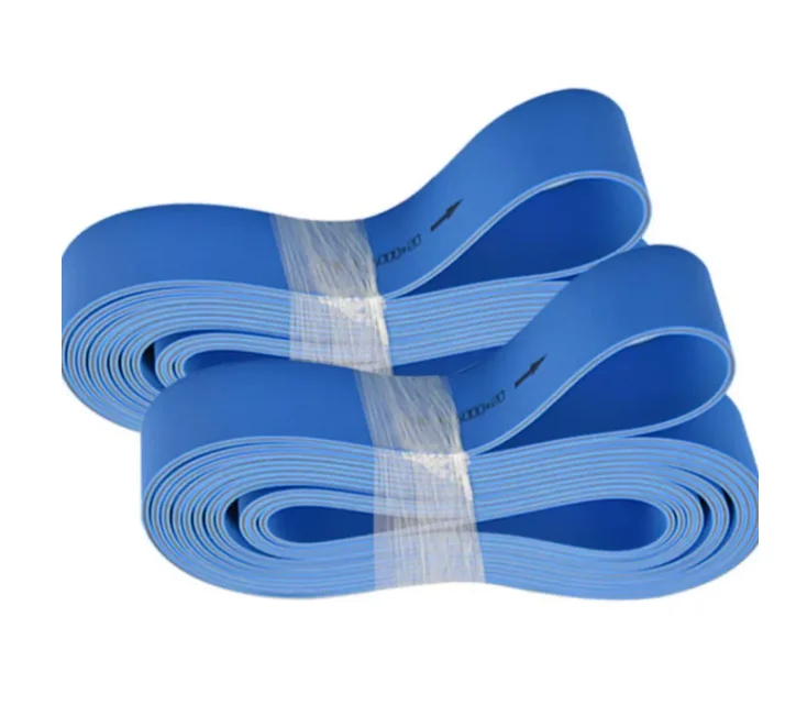 Double Side Blue Nylon Core Flat Feeder Belt paper feeding conveyor belt