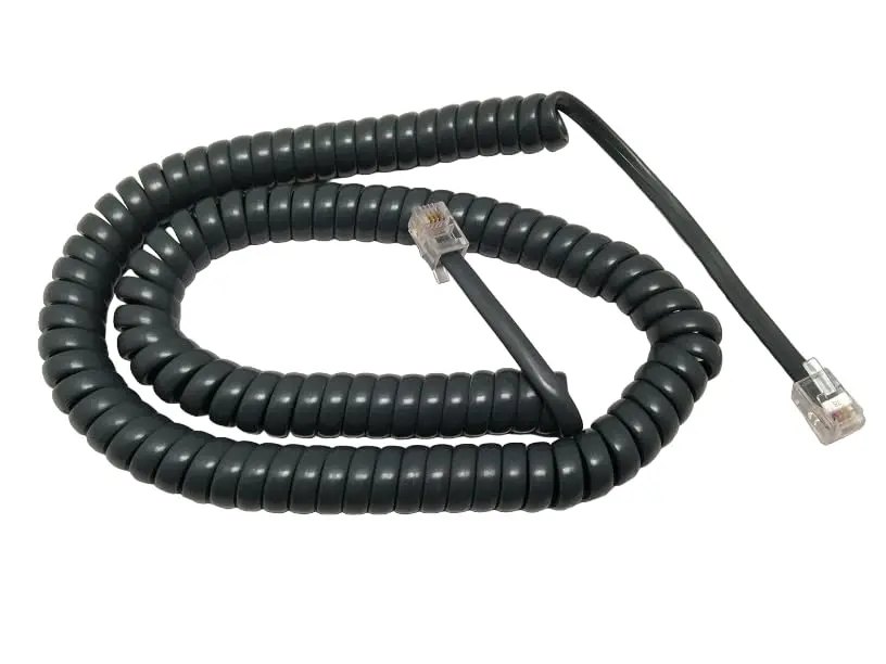

12FT Gray Handset Curly Cord for Cisco 7900 Series IP Phones 7902-7975