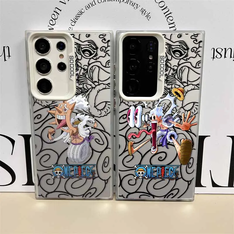 One Piece Adventure Anime für Samsung Galaxy S26 S25 Edge S24 S23 S22 S21 S20 FE Ultra Plus Bunte Silikon-Soft-Handyhülle