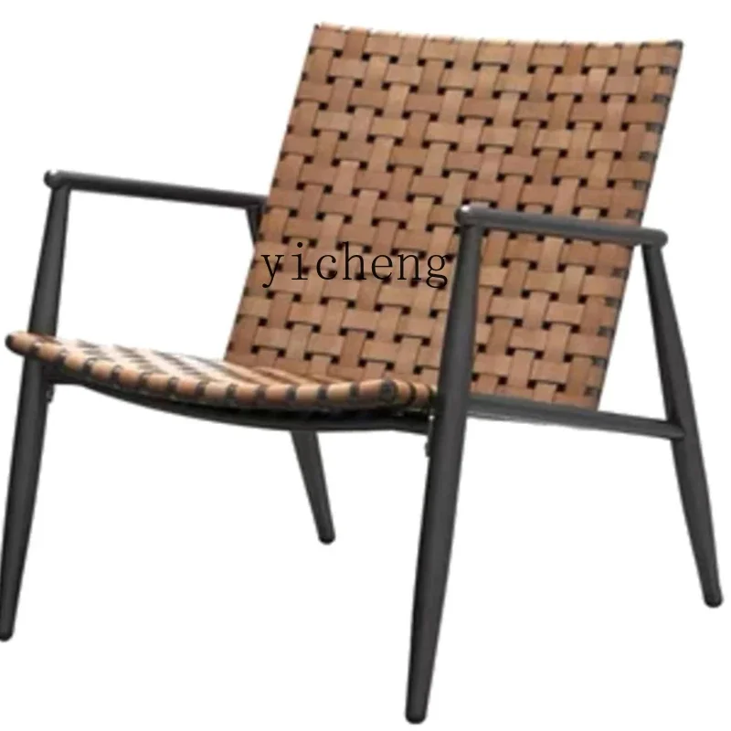 Zf rattan chair three-piece balcony small table and chair outdoor outdoor courtyard leisure coffee table combination