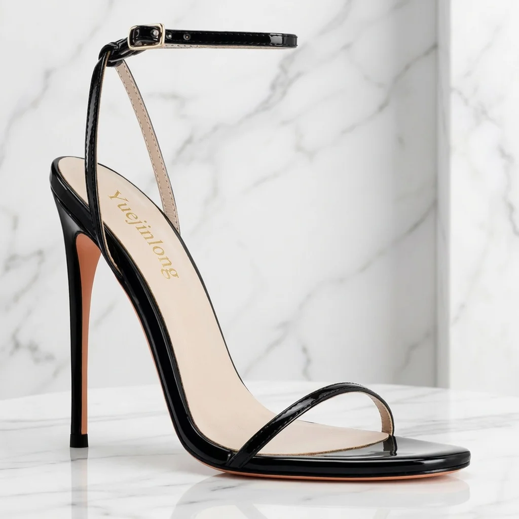 Yuejinlong Sexy Gladiator Lace-up Sandal Boots Open Toe Stiletto High Heels 10cm 12cm Plus Size 33-46 Fashion Party Shoes 2026 image 2