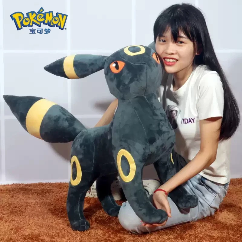 50/60cm Pokemon Plush Big Size Kawaii Sylveon Stuffed Doll Umbreon Plushies Cartoon Animal Espeon Peluche Children's Toy Gifts