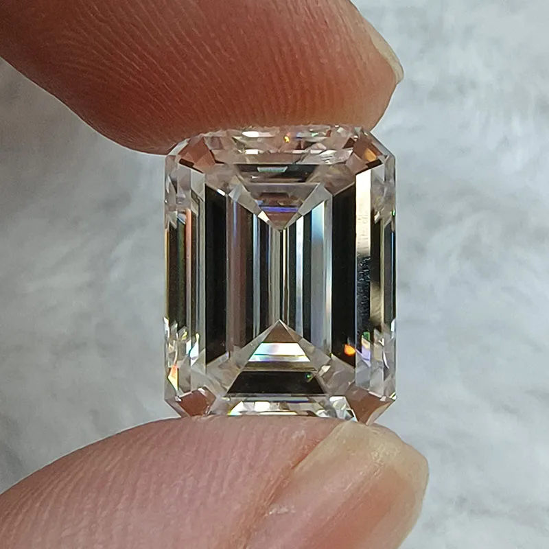 

Муассанит Изумрудная огранка D Цвет с сертификатом VVS1 для бусин Подвески Изготовление ювелирных изделий Ожерелье Серьги Основные материалы