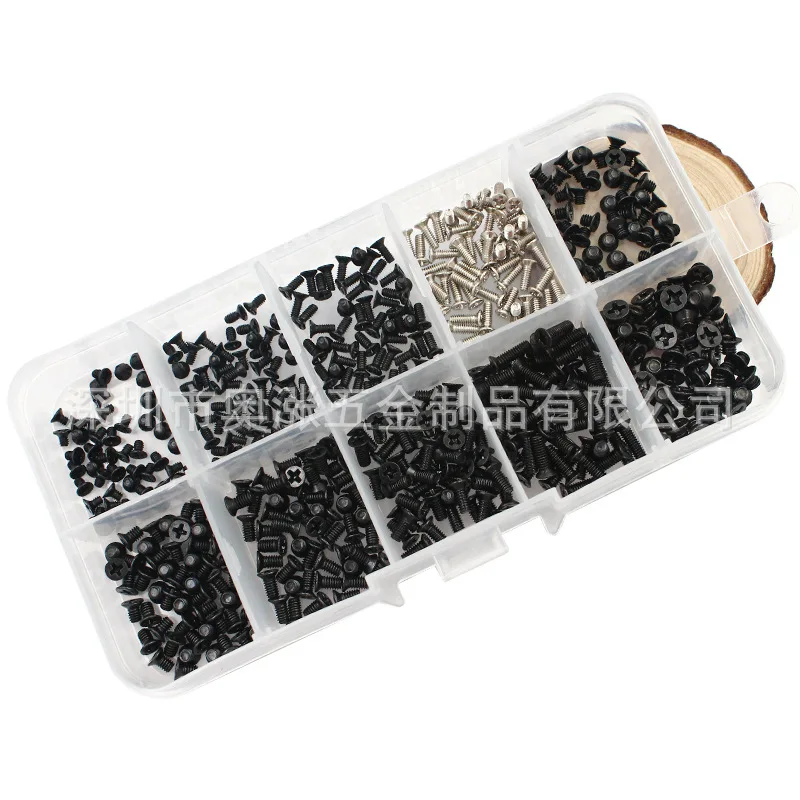 500Pcs M2/M2.5/M3 Screw Laptop Notebook Computer Screw Assortment Kit Using for IBM For HP For Dell Hardware Parts