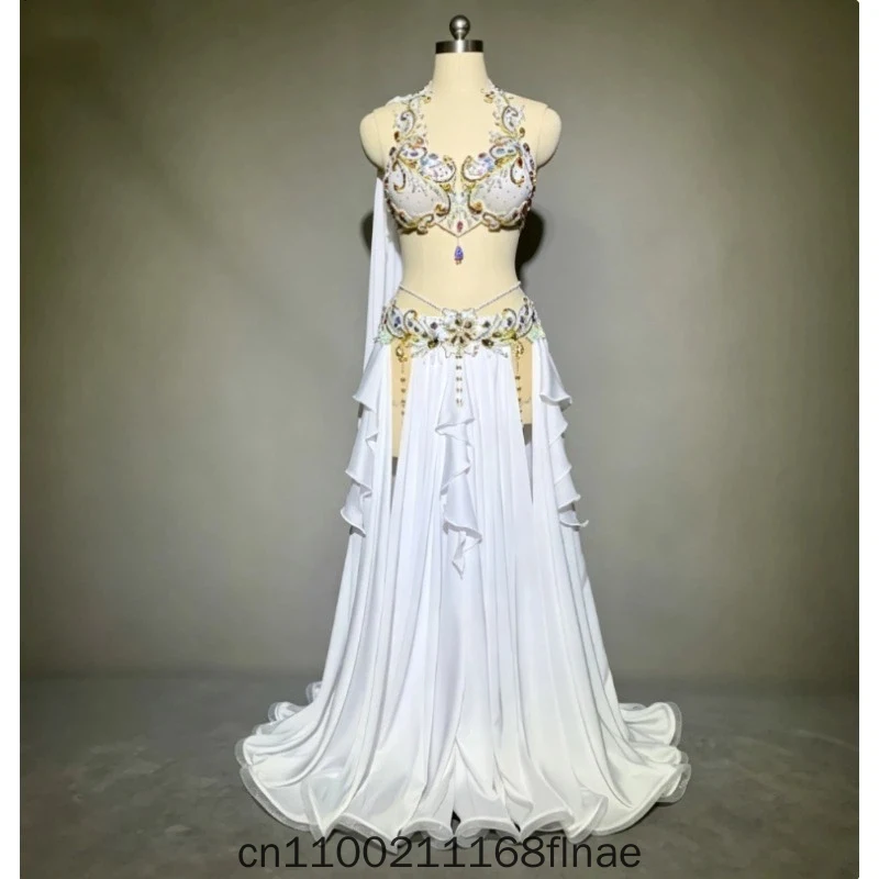 Belly Dance Performance Costume New Opening Dance Versatile Elegant Large Swing Skirt for Women's Oriental Dance Performance