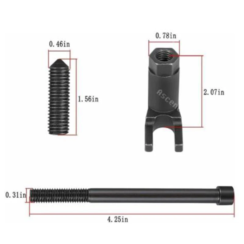 Nuovo dispositivo di rimozione dell\'iniettore di carburante diesel strumento di riparazione dello strumento dell\'estrattore dell\'iniettore