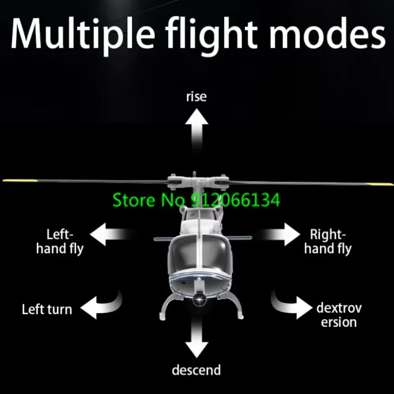 Intelligent Stunt 6CH 3D 6G Optical Flow RC Helicopter 2.4G 1:33 Altitude Hold Hover Flybarless Remote Control Helicopters Toy