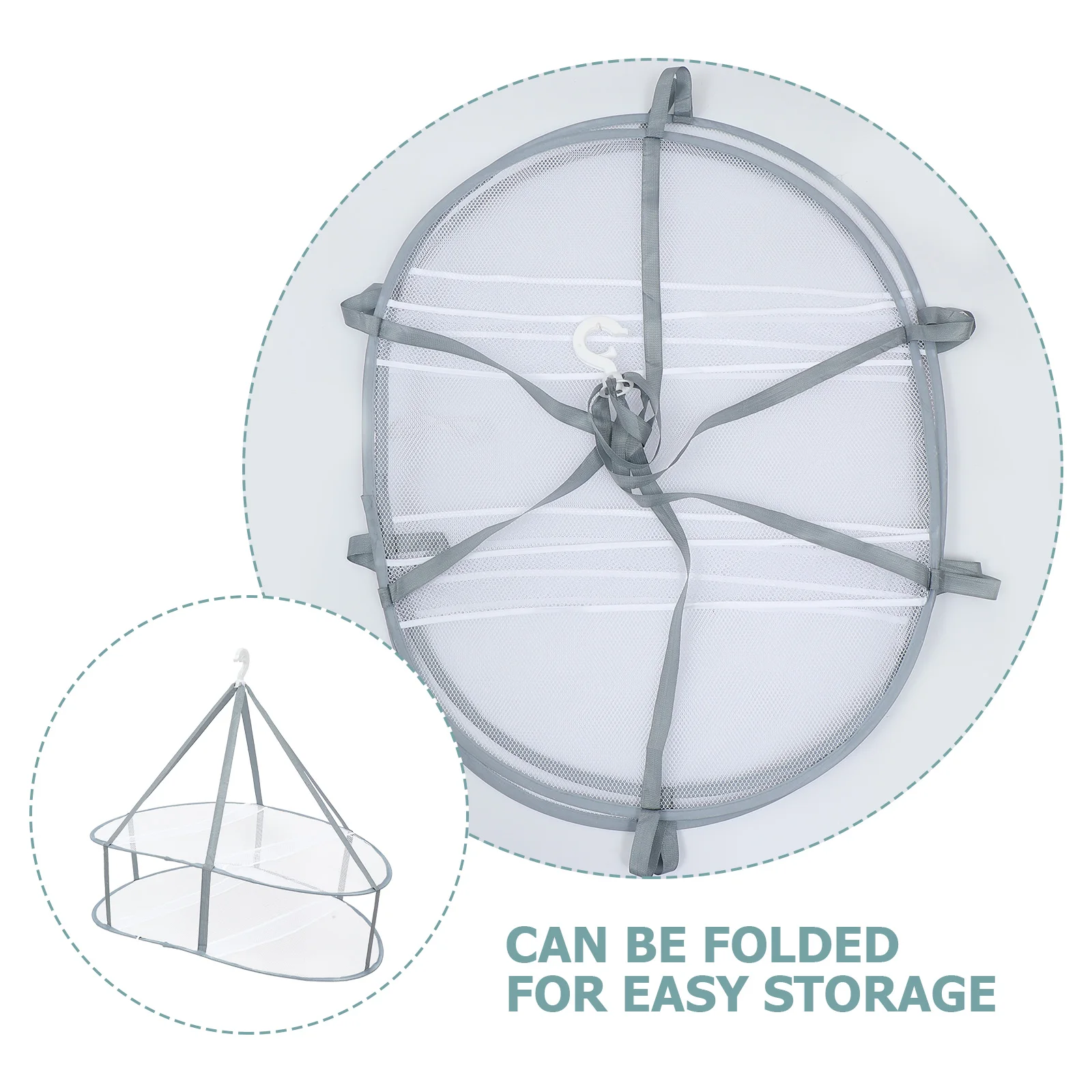 

Foldable Drying Clothes Rack Socks Hanger Sweater Hanging Net Laundry Organizer Space Saving Mesh Dryer Rack Household Hanger