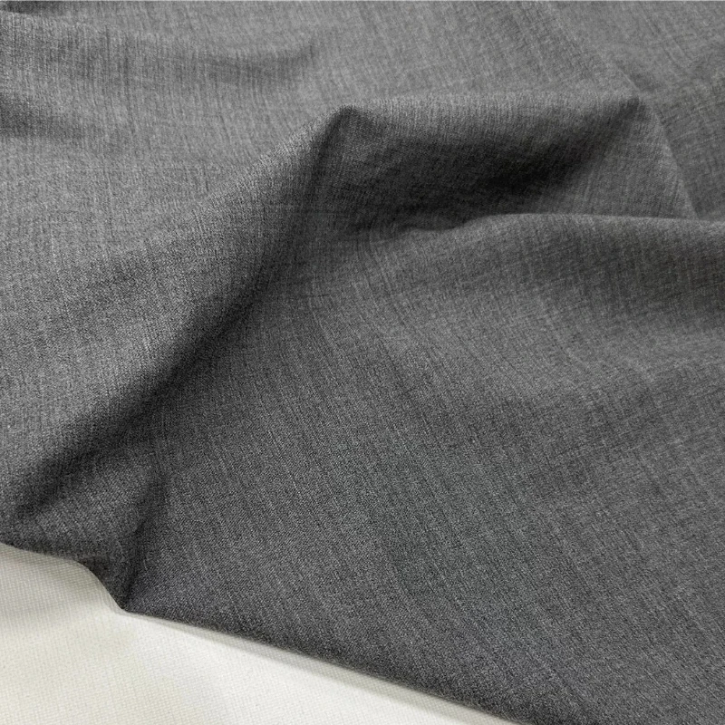 L100XW145CM Imported Worsted Tweed Wool Fabric Lightweight Spring Autumn Dress Suit Haute Couture DIY Sewing Accessories view 5