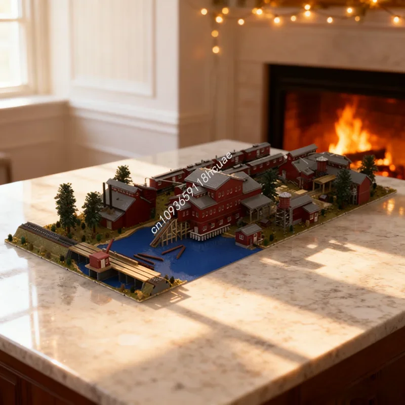 

Конструктор MOC «Пилорама» (35107 деталей), полный набор, модель для сборки, развивающая игрушка, идея для творчества, рождественский подарок, обучающий конструктор