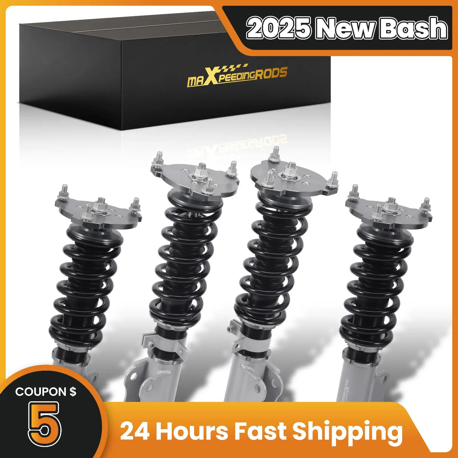 

Front & Rear Coilovers Shock Suspension Kit for Chevrolet Impala 2000-2011