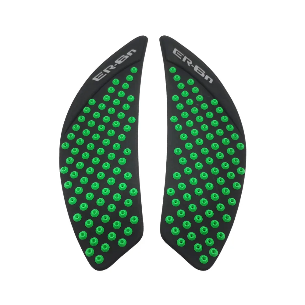 Fuel Gas Tank Knee Grip Pad Rubber Decal Sticker for Kawasaki ER650 ER6N ER6 N 2006-2016