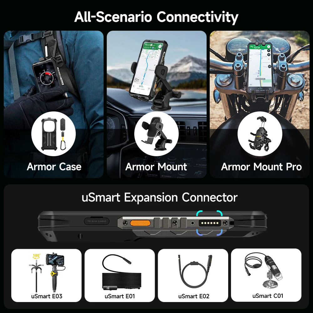 Ulefone Armor 28 Ultra 5G وعرة AI قواعد قراءة فقط 1 تيرابايت + 32 جيجابايت رام الأبعاد 9300 + أندرويد 15 هاتف ذكي AMOLED 6.67 بوصة 10600 مللي أمبير في الساعة عالمي #6