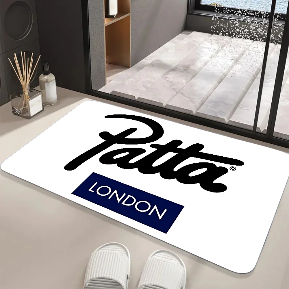 Patta_NL Floor Mat Graphic Printed Flannel Doormats for Bathroom Kitchen Entrance Carpet Home Decor