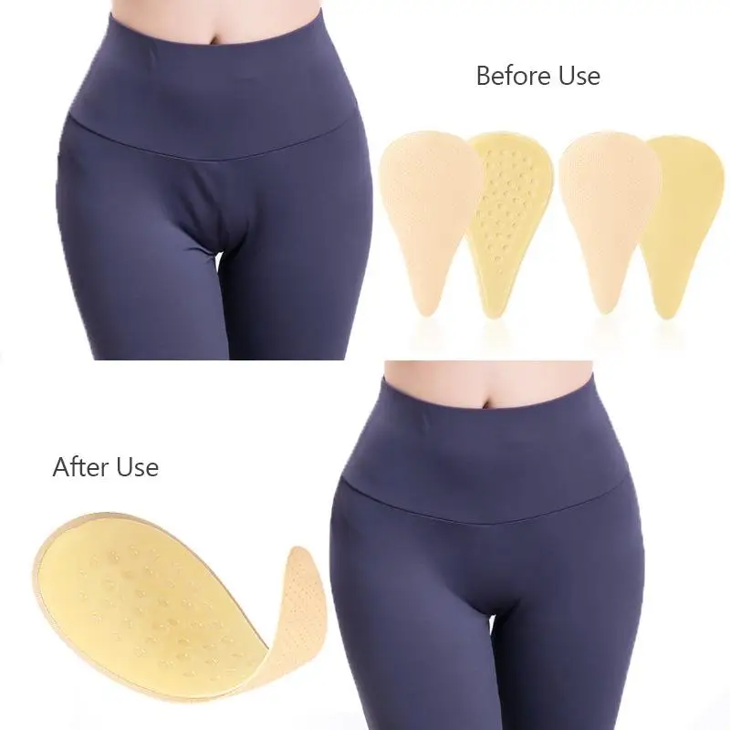 Reusable Invisible Adhesive Pad Waterproof Anti Rub Patch For Leggings Swimwear Active Clothes