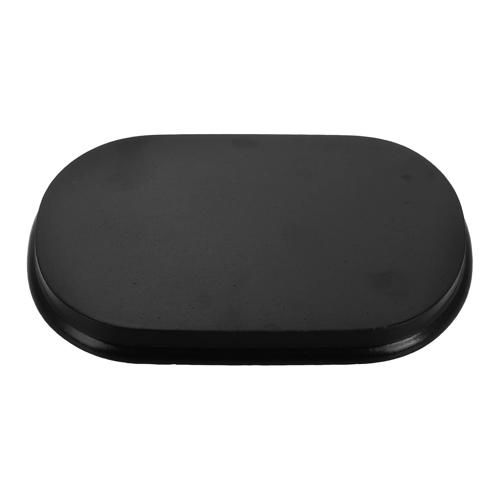 Base ovalada de madera para muñecas en miniatura, Base en miniatura de madera Diy para figuras de acción, soporte de Base pequeño para exhibición de figuras