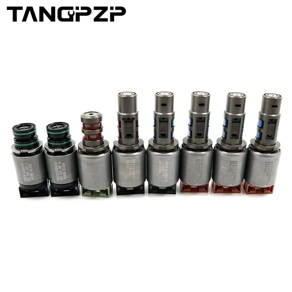 A6GF1 8pcs/set Genuine Renovation Transmission Solenoids Kit 46313 3B030 46313 3B000 46313 3B073 46313 3B075 For Hyundai