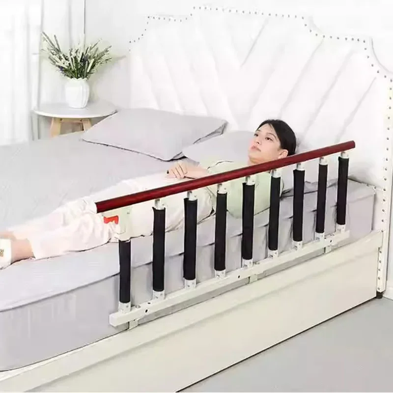 Foldable Anti-falling Senior Bed Rails Universal Bed Circumference Elderly Bedside Guardrail Kryjte Se Lifting Auxiliary Device