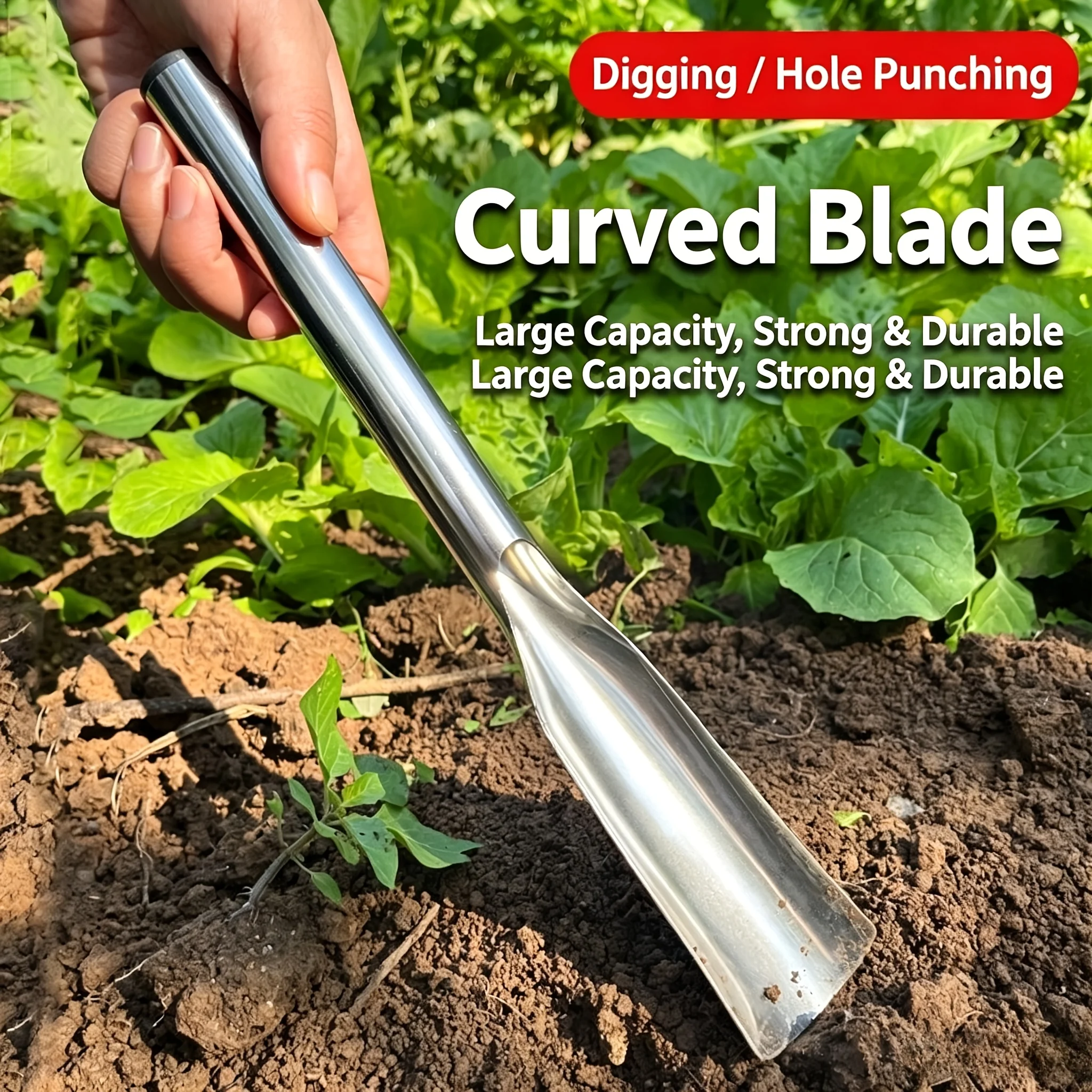 Durable Garden Trowel for Planting, Weeding and Digging - Handheld Gardening Tool for Flowers, Vegetables and Wild Plants