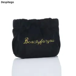 Mini bolsa de terciopelo para pintalabios para mujer, bolsa de cosméticos suave, bolsa de maquillaje de viaje, estuche organizador de pintalabios, Pochette