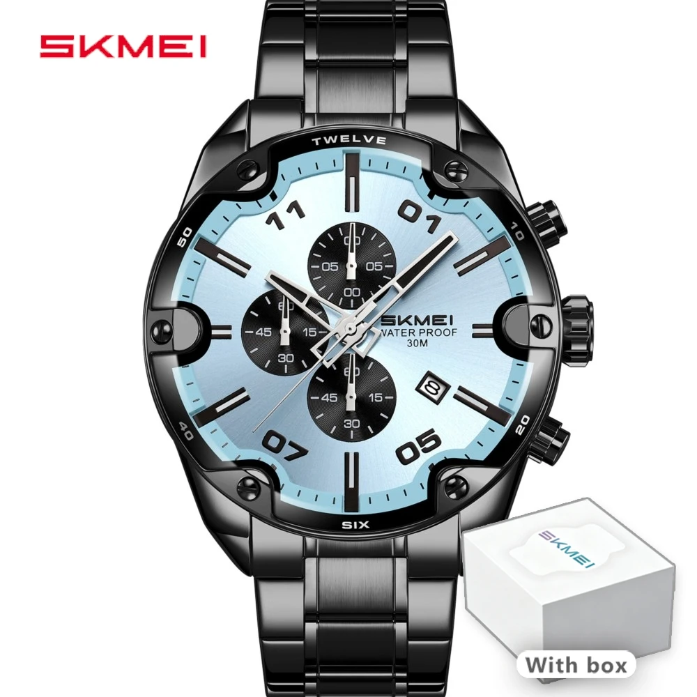 montre-pour-homme-skmei-boitier-large-en-acier-inoxydable-argente-cadran-noir-chronographe-chronometre-affichage-de-la-date-etanche-modele-9387
