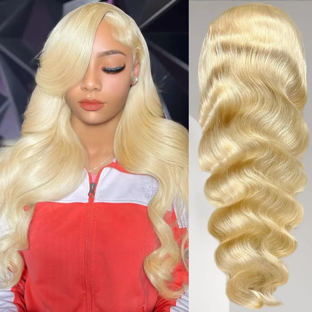 

Blonde 613 Lace Front Wig Human Hair 13x6 Hd Lace Wig Body Wave 613 Blonde 13x4 Lace Front Wig Human Hair 613 Body Wave Wig