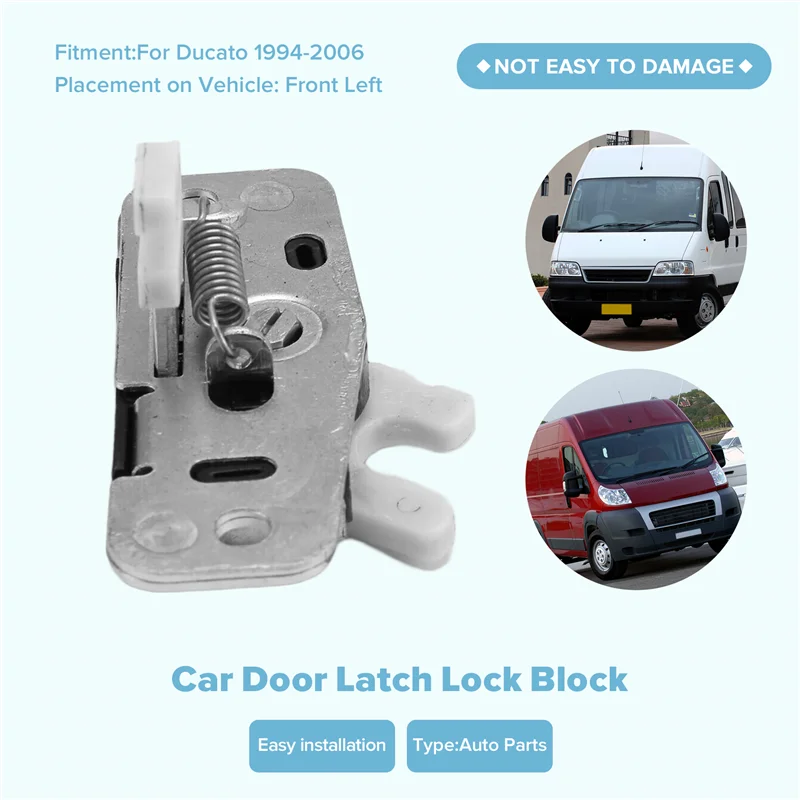 ABXN-For Fiat Ducato 94-06 مرحل الباب المنزلق العلوي يمسك قفل الكتلة الأيسر مزلاج 1335776080، 1349984080، 8726 P0 8726PO لـ Peuge