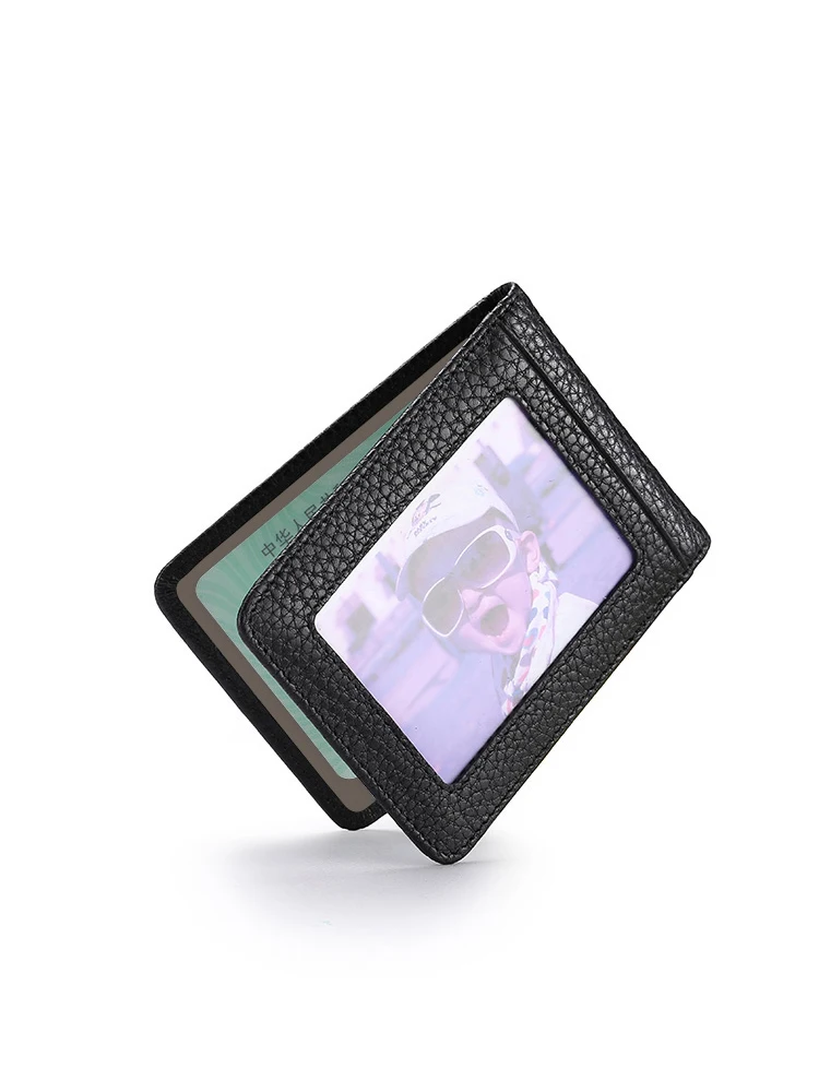 Leather Driving License Cover Cute Men's Document Card Holder Cowhide Protective Case for Motor Vehicle Identin Card