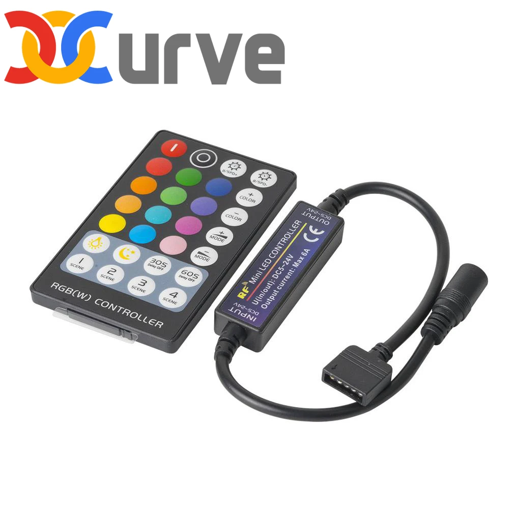 RF 14 Keys/21 Keys/28 Keys LED Strip Controller for 5050 Single Color/RGB/RGBW 4pin/5pin LED Strip Light Tape Controller DC5-24V