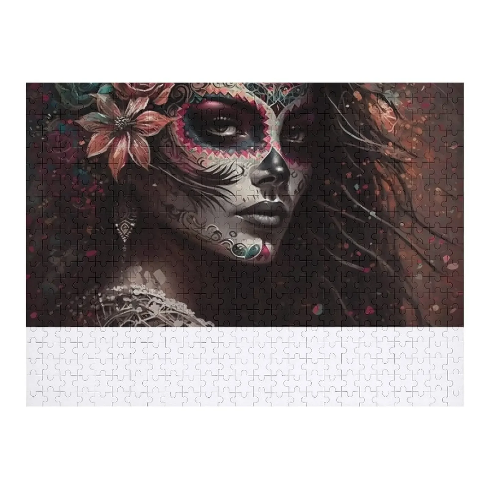 

La Catrina Jigsaw Puzzle Personalized Name Customized Kids Gift Personalized For Kids Puzzle