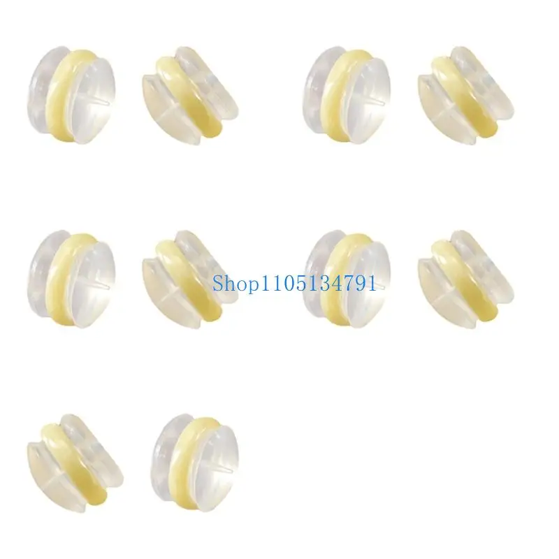 98km Ceramic Blend Ear Stoppers Skin Friendly Soundproof Lightweight Earring Backs