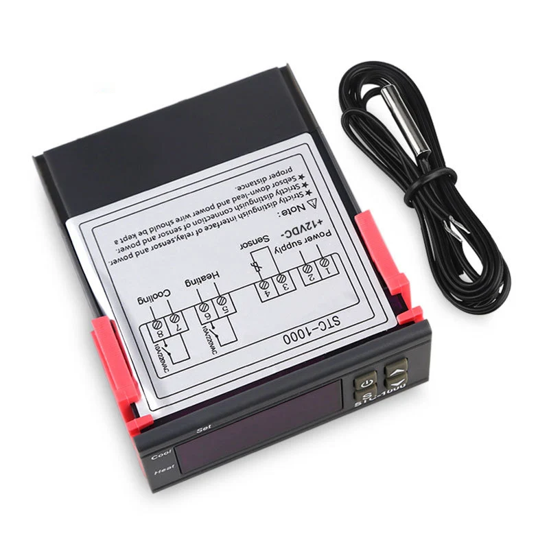 STC-1000 Aquário Controlador De Temperatura, Microcomputador Controlador De Temperatura, Microcomputador, Máquina De Chocagem De Marisco, Máquina Eletrônica, Display Digital