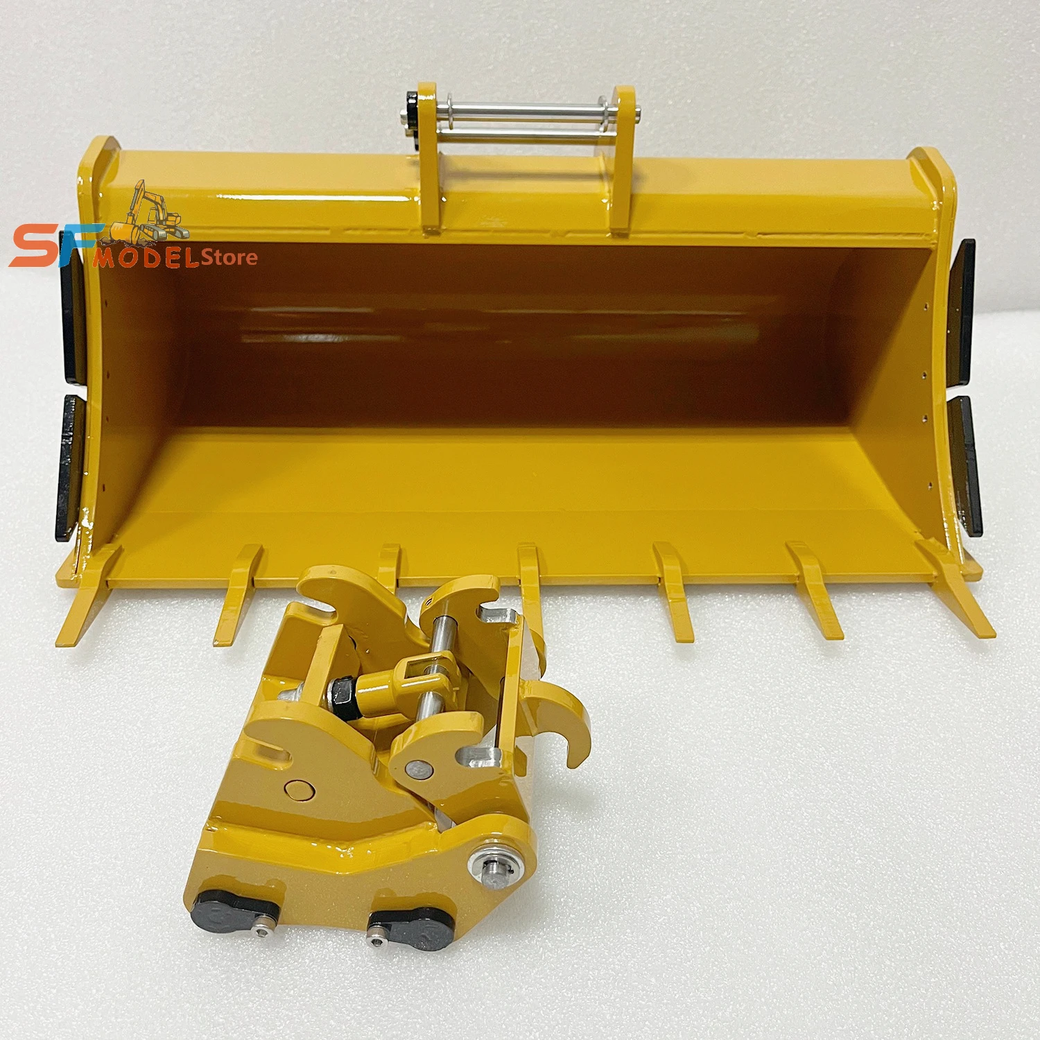 385CF RC Excavator Upgrade Bucket Suitable 1/8 Hydraulic RC Excavator Dedicated Metal Bucket Quick Change Excavator Accessories
