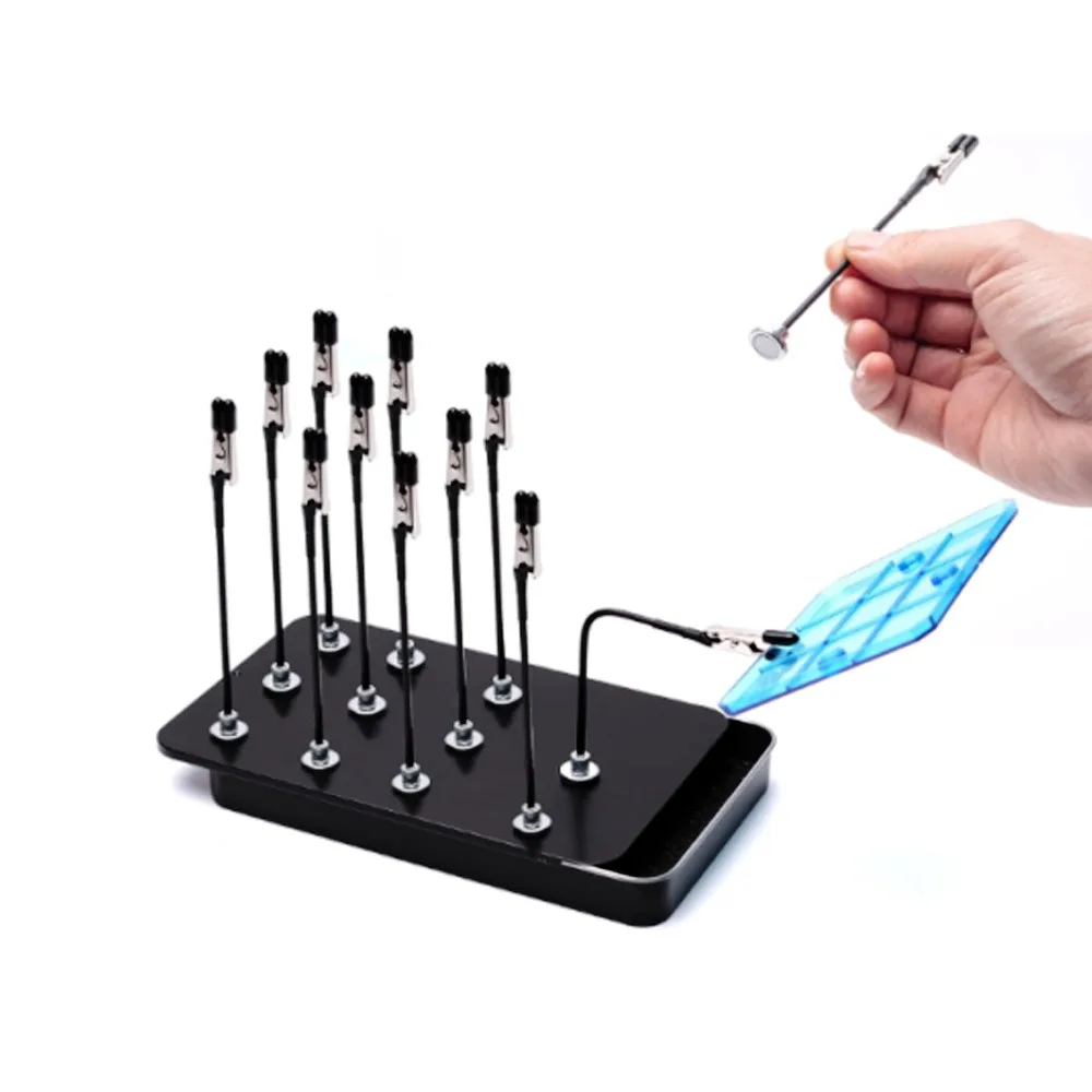 Magnetic Model Painting Stand Bendable Flexible Base Holder DIY Model Crafting Alligator Clip Sticks For Airbrush Spray Hobby