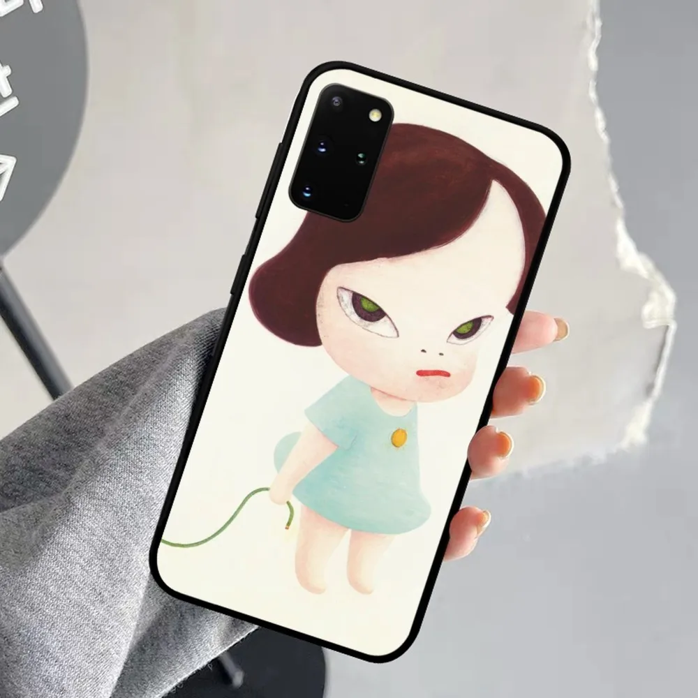 Y-Yoshitomo Girl NaraS Phone Case For Samsung S 9 10 20 21 22 23 30 23 24 Plus Lite Ultra FE S10lite Fundas