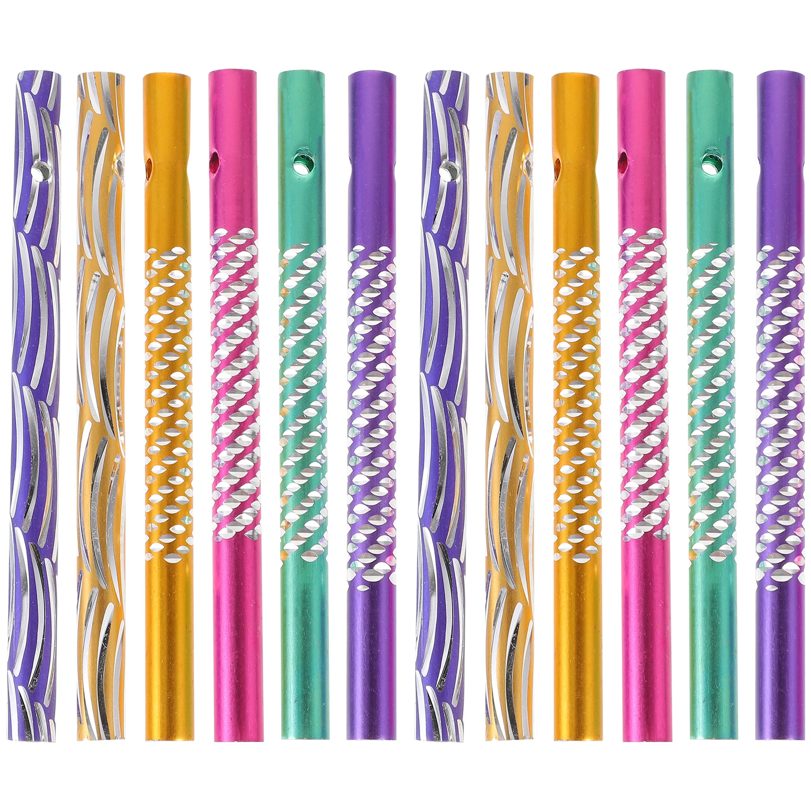 

40pcs Aluminium Wind Chime Tubes Hollow Replacement For Diy Wind Chimes Making Materials Outdoor Garden Decoration Pendant Craft