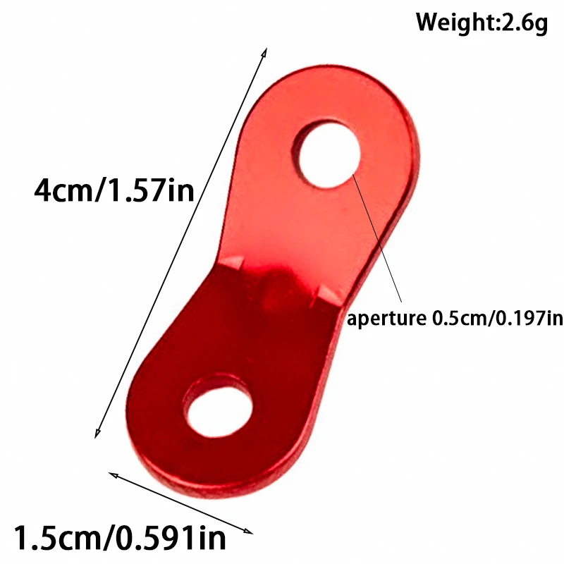 10/20/30Pcs Small Double-eye Paracord Fixing Buckle Tent Anti-slip Guyline Cord Stopper Tensioner For Camping Awning Tarp